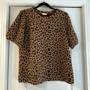 Hailey & Co Leopard Blouse